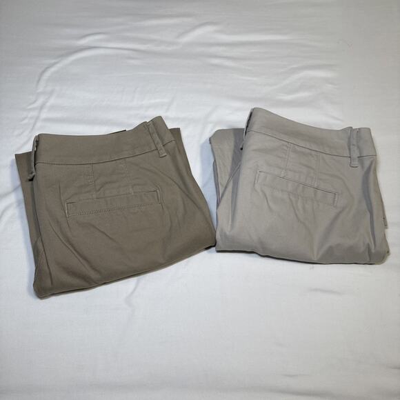 Eddie Bauer Womens 10 Mercer Fit Chino Pants Tan Bootcut Stretch *LOT OF 2* NWT - Picture 16 of 16